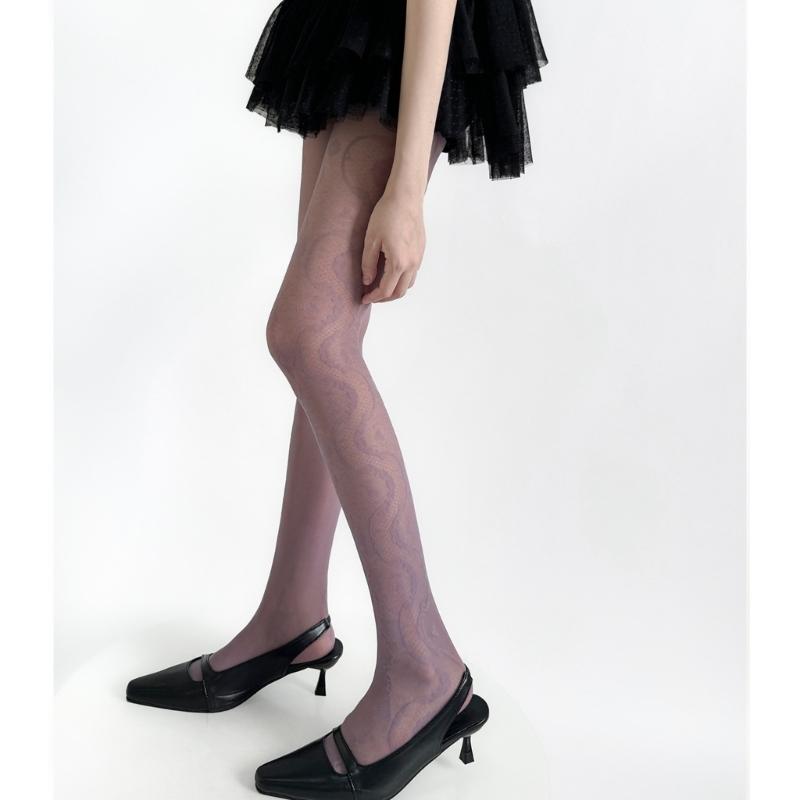 Patterned Fishnet Stockings Leggings,High Waist Tights Stockings for Women,Fishnets Thigh High Stockings Pantyhose