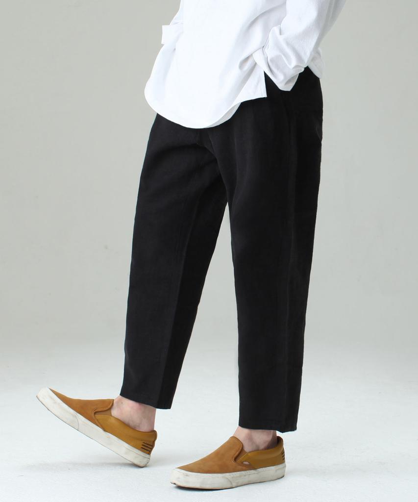 HALBKREIS LAYOUT P-058 Linen Wide Pants_Bk