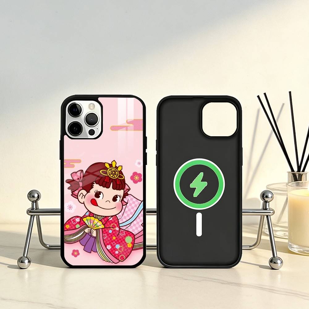 F-Fujiya-Milkys-Peko-C-Chan Phone Case For iPhone17,16,15,14,13,12,11 Plus,Pro Max Magnetic For Magsafe Wireless Charging