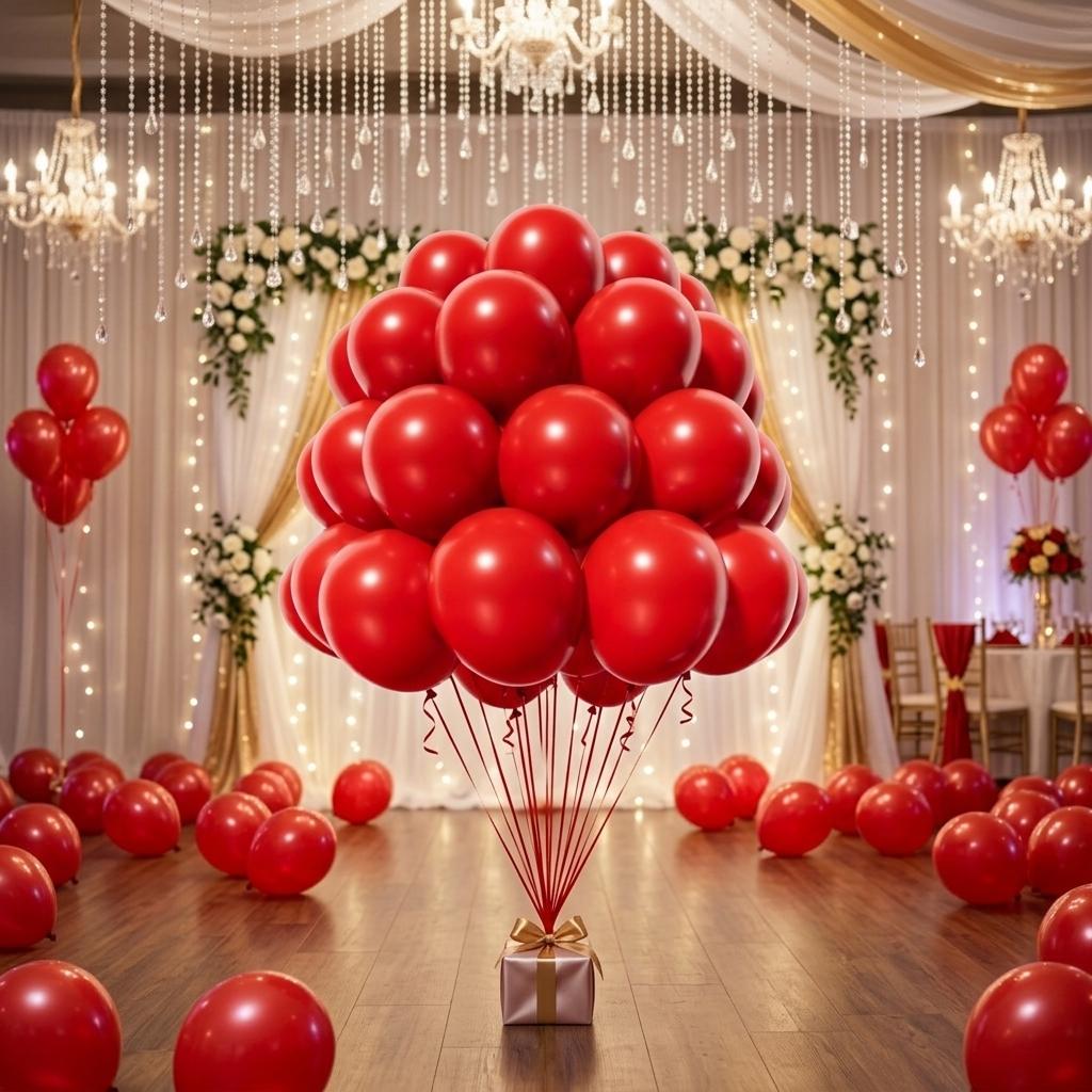 100pcs 12inch FENGCHE EN 71 Certificate Happy Wedding Party Decoration Favors Helium Latex Balloon with EN71 BSCI Certification
