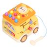 Bus Beat A Mole Toy Educational Sound Light Interactive Musical Learning Activity Cube Bus Toy for