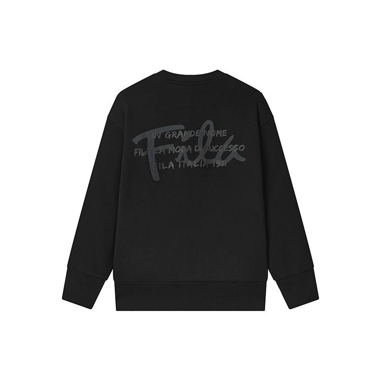 Новые унисекс толстовки FILA Jet Black F11U248201F-BK
