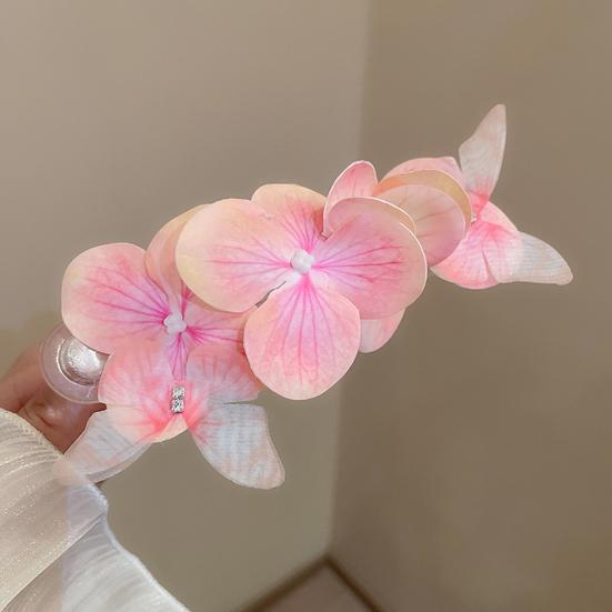 Заколка-бабочка для волос Цветок и бабочка Заколка для волос Гавайские цветочные аксессуары для волос для пляжа, свидания, вечеринки, улицы