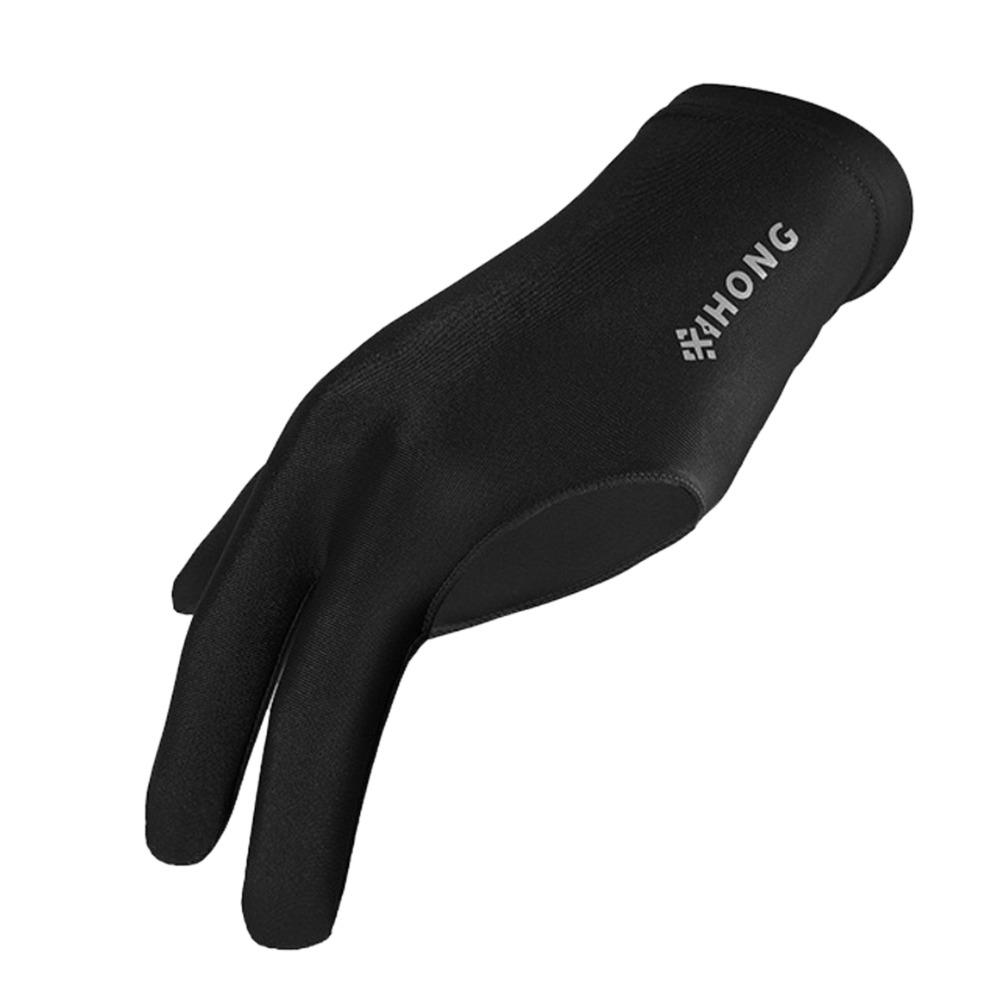 Дышащие перчатки для снукера, перчатка на три пальца для левой/правой руки, переносная перчатка для бильярда