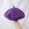 Women's Cross-Border Wool Beret: Autumn/Winter Korean-Style, British Retro Octagonal Painter Hat for Large Head Circumference