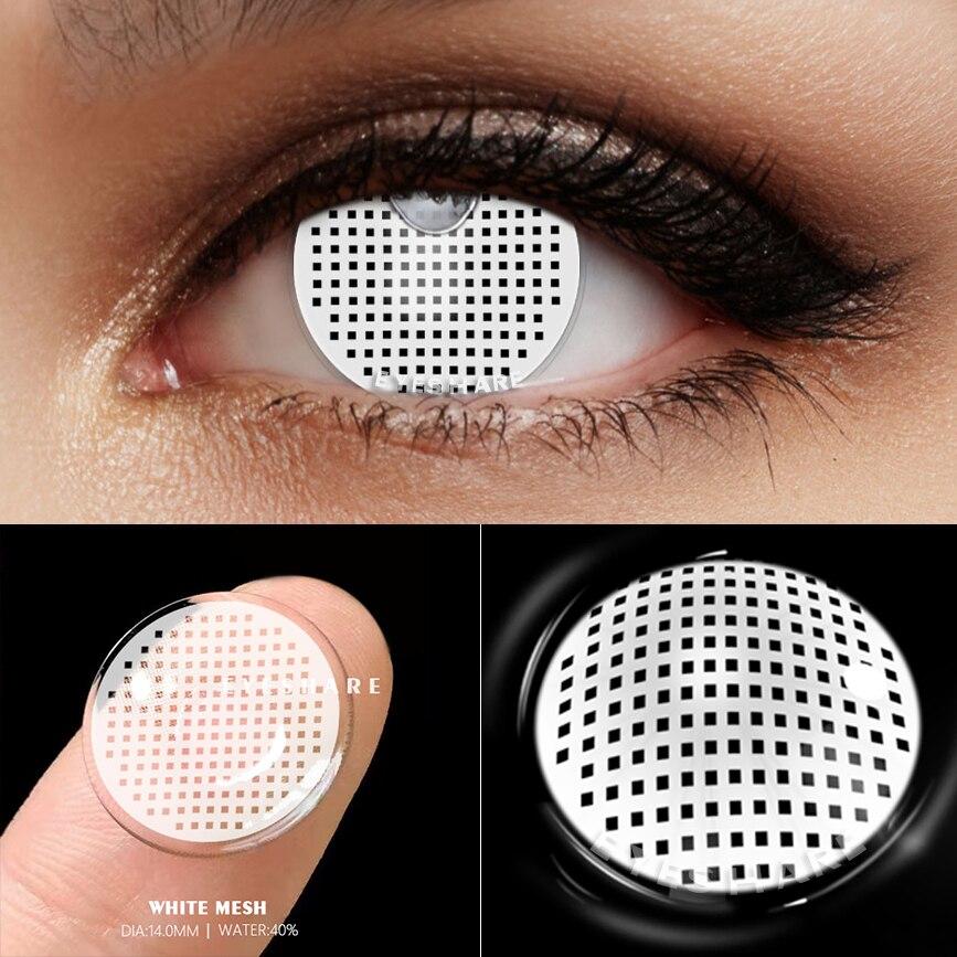 Цветные многоразовые контактные линзы