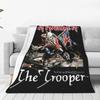 Одеяла Maiden Band The Tropper, флисовый текстильный декор, легкие легкие тонкие пледы из тяжелого металла для постельных принадлежностей, офисный ковер, кусок