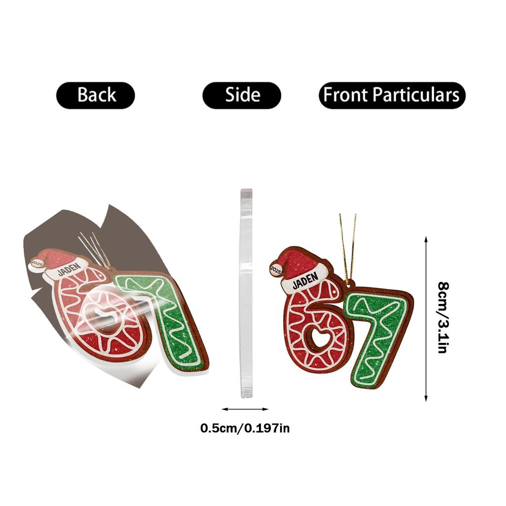 Christmas Decoration Pendant Christmas Tree Tag Theme Party Crafts Ornament