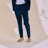 EDWARDMAX Linen & Cotton Elastic Waist Pants (Nv)