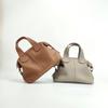 Women's Genuine Leather Large Capacity Handbag & Crossbody - Top Layer Cowhide, Elegant Dumpling Style