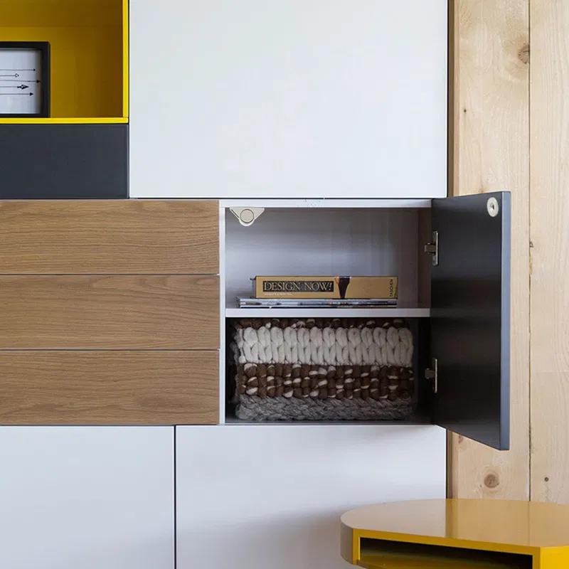 Magnetic Cabinet Latch Zinc Alloy Door Catch Furniture Door Stopper for Children Safety