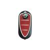 ugmsr6 5/10PCS 14mm Car Key Shell Sticker For Alfa Romeo Sportiva 156 Stelvio Giulia Giulietta Car Key Remote Fob Decal Auto Parts