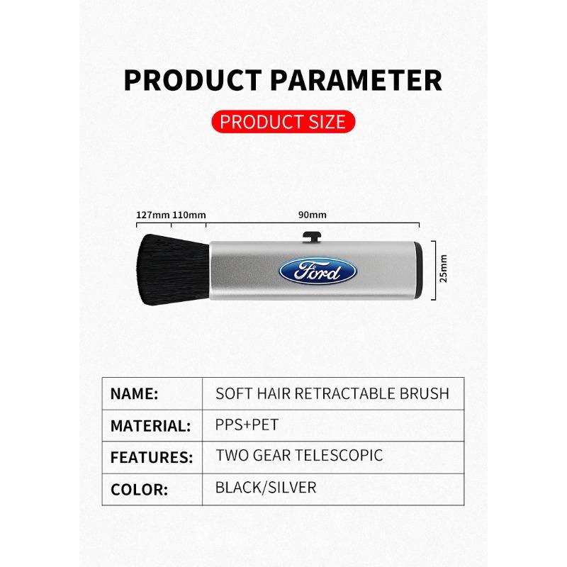 Инструмент для чистки салона автомобиля Выход Мягкая щетка Артефакт Щетка Товары Для Ford Focus Mondeo MK1 MK2 MK4 MK3 Fiesta ST Kugo Transit Escape Fusion Explorer