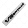 1X 3d ABS NDXG Car Fender Side V8 BITURBO Emblem For MB C63 E63 S63 GLS63 GLE63 W205 W204 W212 W213 W222 W221 Accessories