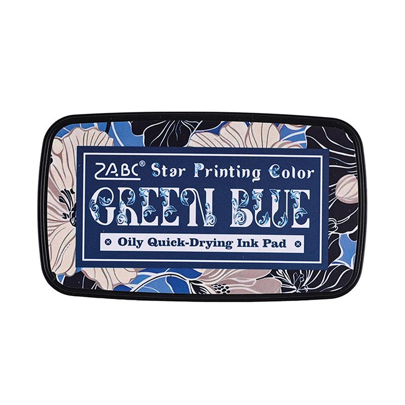 Красочная многоцветная штемпельная подушечка для штампов для планировщика, для скрапбукинга, студенческие принадлежности, самонаборная штемпельная подушечка, школьные аксессуары, канцелярские товары