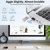 2 в 1 Дрожалка для мыши Необнаруживаемая Автоматический движитель USB Type C Необнаруживаемый Автоматический шейкер Без драйверов для компьютера Держите в активном состоянии