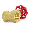 Versatile Brass Gate Valve with Female Thread 1/2" 3/4" 1" for Enhanced Plumbing Operations