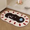 Moisture-wicking Foot Mat for Bath Area Door Non-slip Mat for Home Bathroom Door Durable Durable Useful Useful Safety