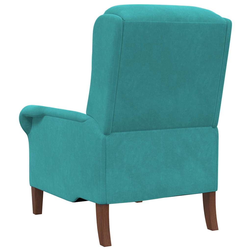 Armchair Turquoise Velvet