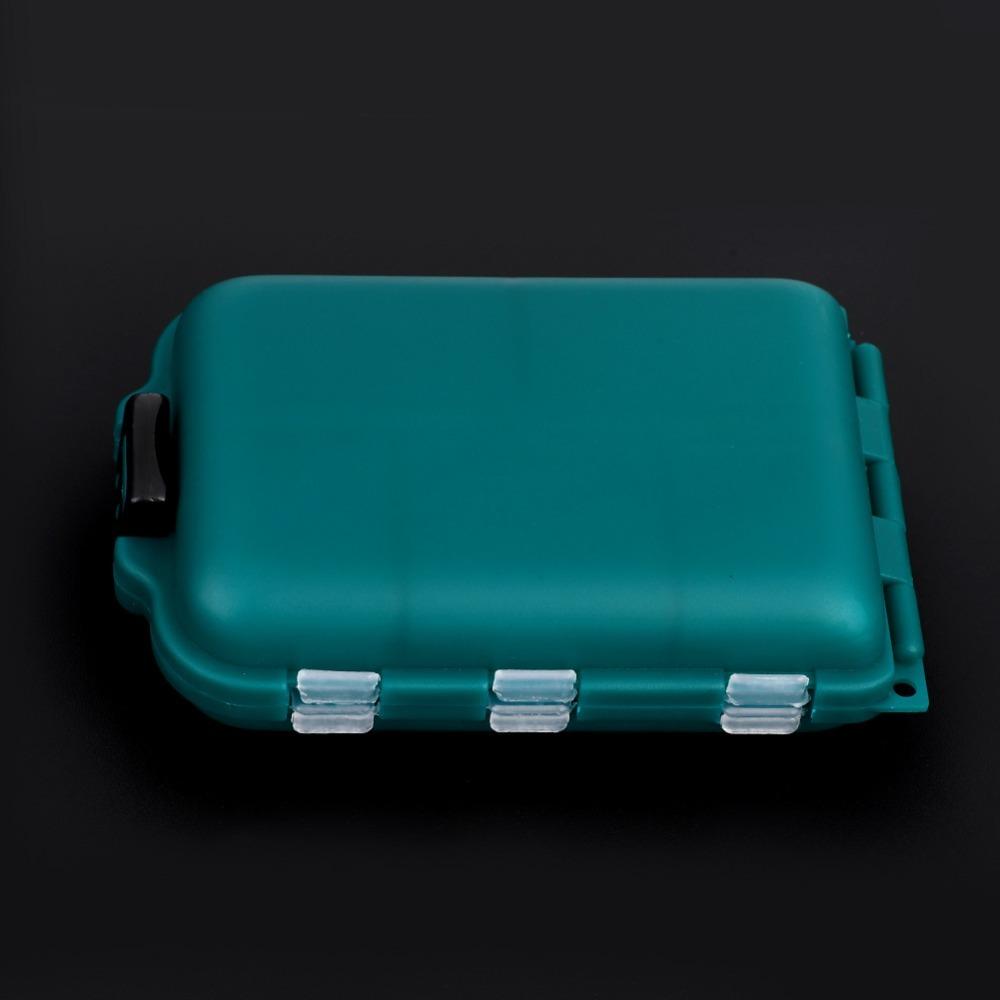 3PCS ABS Hooks Storage Case 10 Slots Lure Storage Box Fishing Baits Box Fishing Accessories