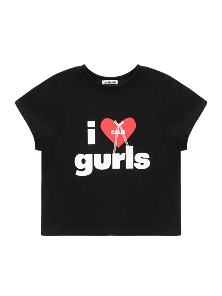 ASIF CALIE Calie Gurls T-Shirt Black