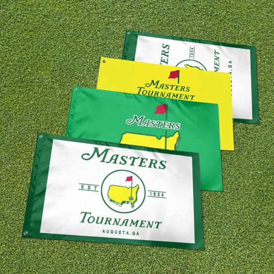Флаг для гольф-грина Мягкая ткань Портативный Профессиональный Гольф-инвентарь 3x5 футов Стандарт турнира мастеров