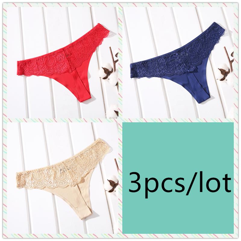Цельные бесшовные стринги Ice Silk с низкой посадкой, удобные женские трусики-трусики с прозрачным кружевом для девочек, сексуальные женские трусики-бикини в японском стиле