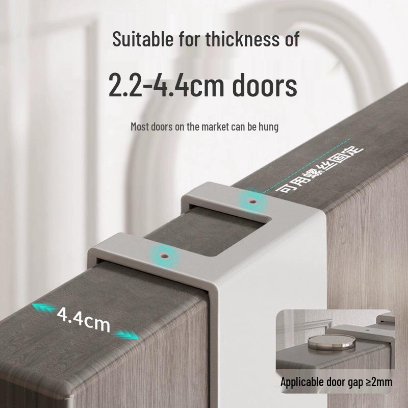 Стойка для дверных крючков без проколов: Настенный кухонный шкаф-вешалка для одежды, шляп, ключей.