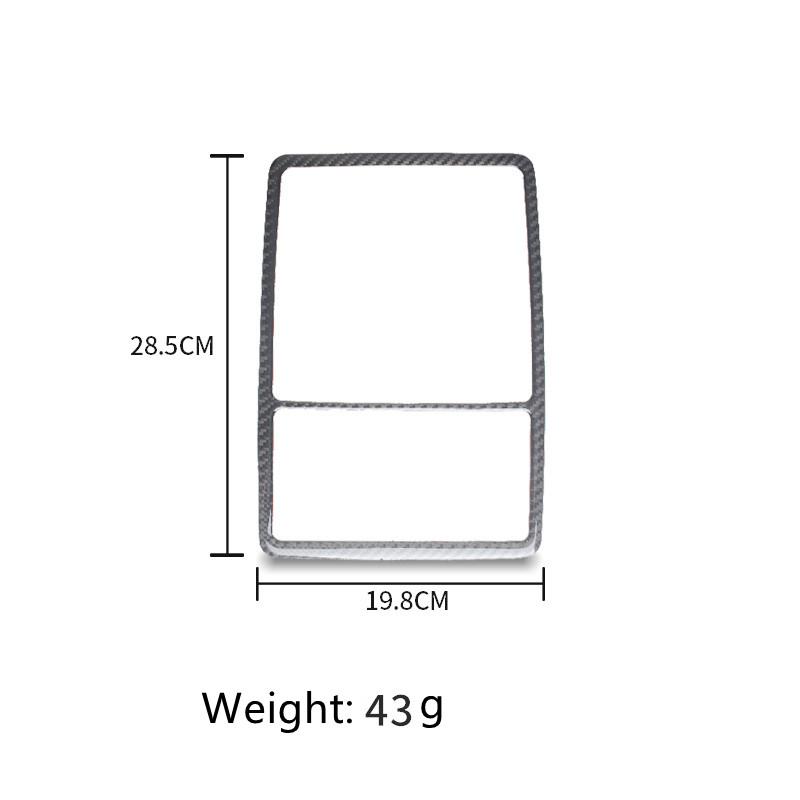 Углеродное волокно, автомобильные передние и задние лампы для чтения, декоративная накладка, полоски, наклейки для интерьера Lexus RX300