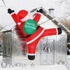 Рождественский надувной Санта-Клаус, уличная декорация, большой светящийся надувной Санта со встроенной светодиодной подсветкой для переднего/заднего двора, сада, газона, наружный декор
