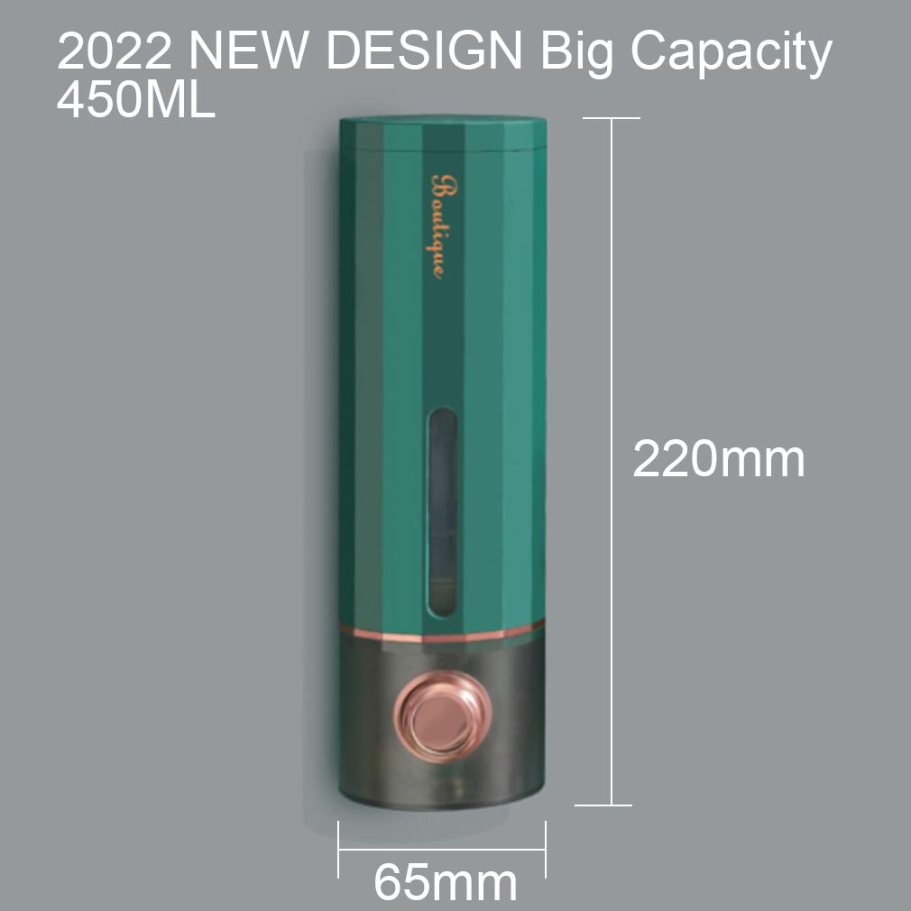 1 шт., 450 мл, настенный дозатор для жидкого мыла, контейнер для геля для душа, контейнер для шампуня, ручной пресс для кухни, аксессуары для туалета