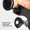 Riding Bar End Rear View Mirror Adjustable HD Glass Convex Lens Stable Structure Safe Cycling Rearview Mirror Ideal for Outdoor