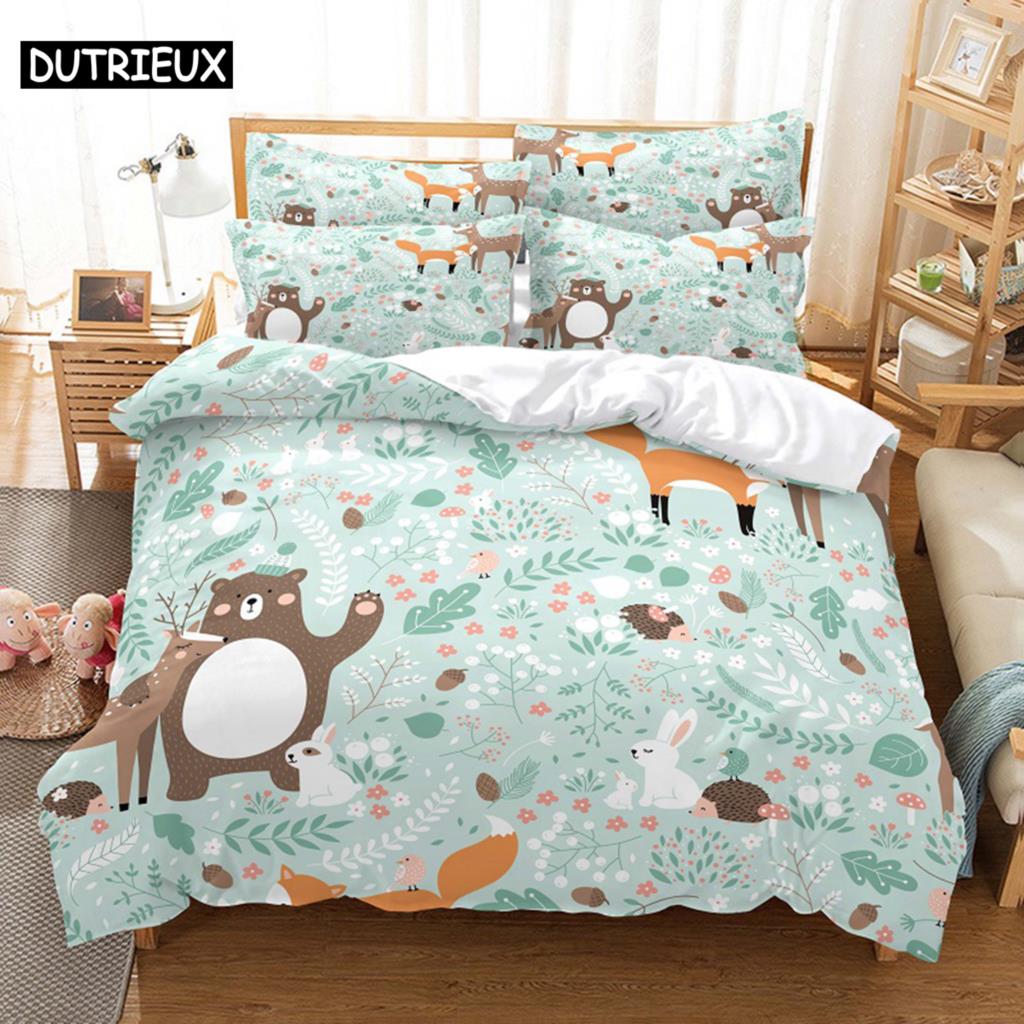 Cartoon Children Bedding Set Duvet Cover Set 3d Bedding Digital Printing Bed Linen Queen Size Bedding Set Fashion Design
