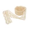 Lace Ribbon Cotton Thread 10 Yards Beige Decorative Accessories for DIY Clothing Decoration