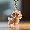1 шт. Подвеска-брелок для сумки Собака Хранилище шерсти Милый брелок Ювелирное изделие Сувенир Коллекция Подарок Пара Брелки для ключей от машины Украшение Аксессуары