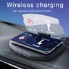Car Phone Holder HUD Wireless Charging Design GPS Navigation Mode Vehicle Bracket Accessory for Safe Travel Convenient Use