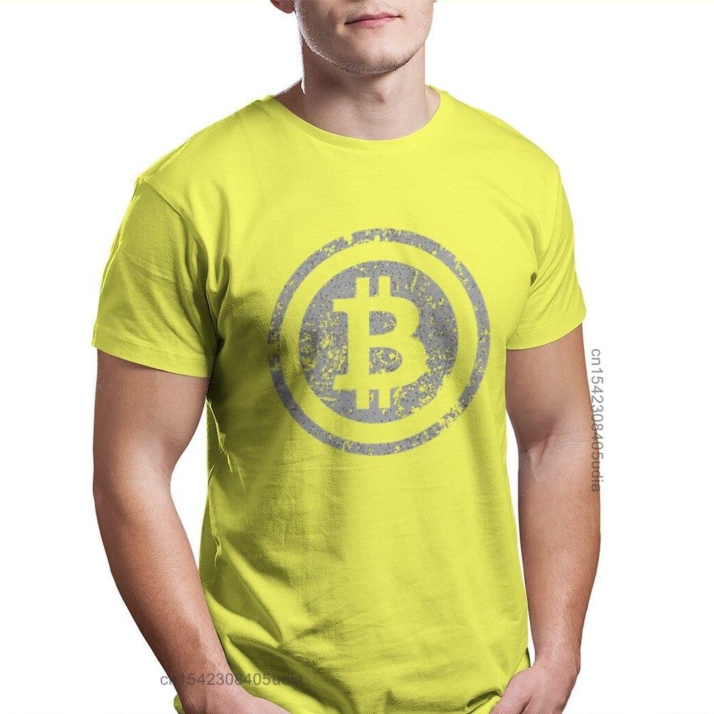 Футболка с надписью Bitcoin Art Satoshi Nakamoto Offerts для мужчин Homme Graphic Cool Design Cotton Harajuku T Shirt