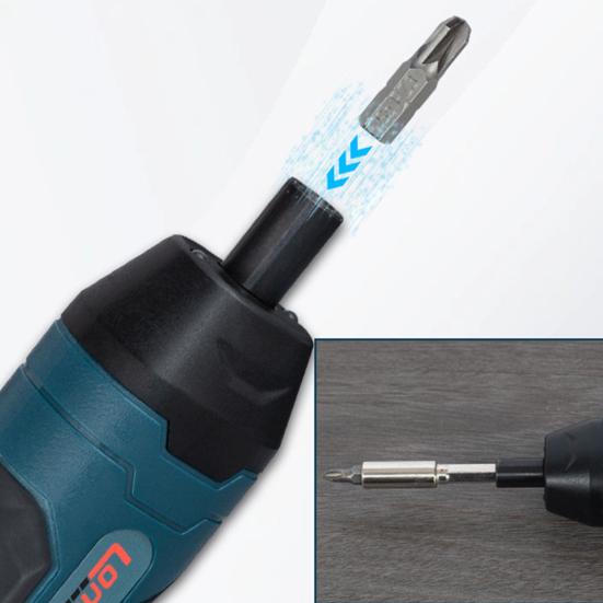 1 комплект, электрическая отвертка с зарядкой через USB, прецизионная многофункциональная беспроводная электрическая отвертка 3,6 В, промышленный набор