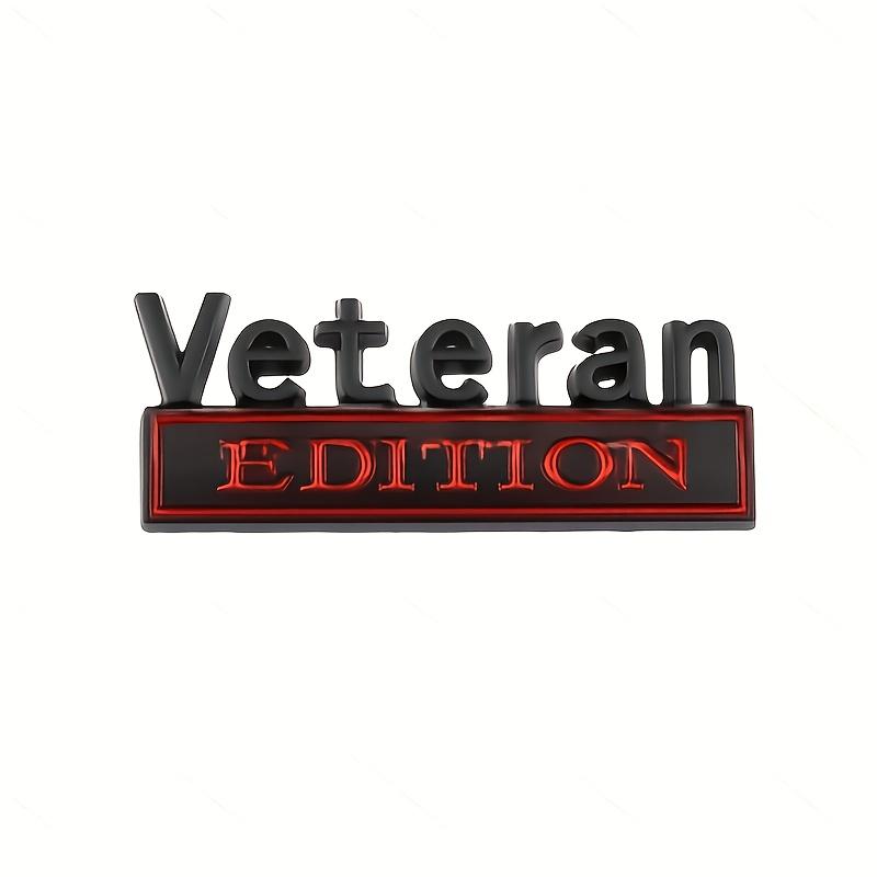 Suitable for Car Fenders and Rear English Letter Veteran Decorative Car Emblem 3D High-quality Metal Material Car Rear