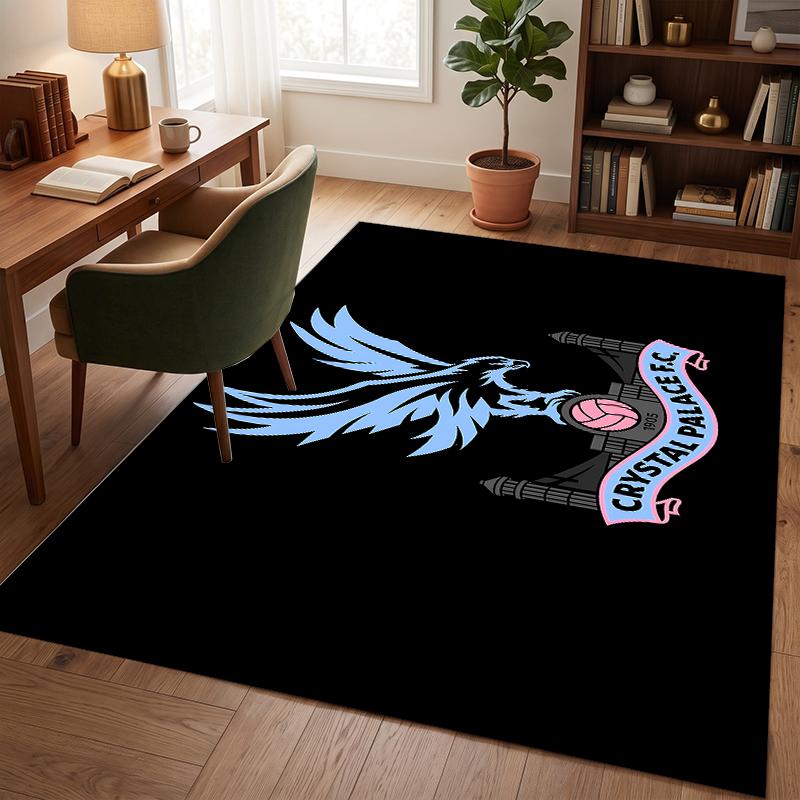Crystal Palace Fc (1) Office Rug Elegant Floor Rug for Office Living Room Bedroom and Indoor Home Spaces