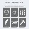 20Pcs Cabinet Pull Handle Zinc Alloy Drawer Knob Set Stylish Replacement for Old Door Furniture in Living Room Dorm
