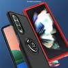 Противоскользящий защитный чехол с кольцом на палец для Samsung Galaxy Z Fold 3 5g Fold3 Противоударные жесткие чехлы для мобильных телефонов
