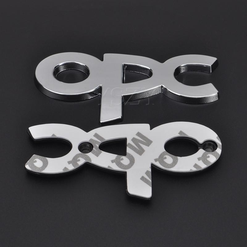 Metal Car Sticker Badge Emblem Decals for Opel OPC Astra Zafira Antara Corsa Combo Meriva Insignia R Aglia Mokka X Adam Ampera LE4