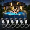 6шт солнечная рамка для бассейна на земле для бассейна ограждение для открытого бассейна декоративные аксессуары водонепроницаемый светодиод