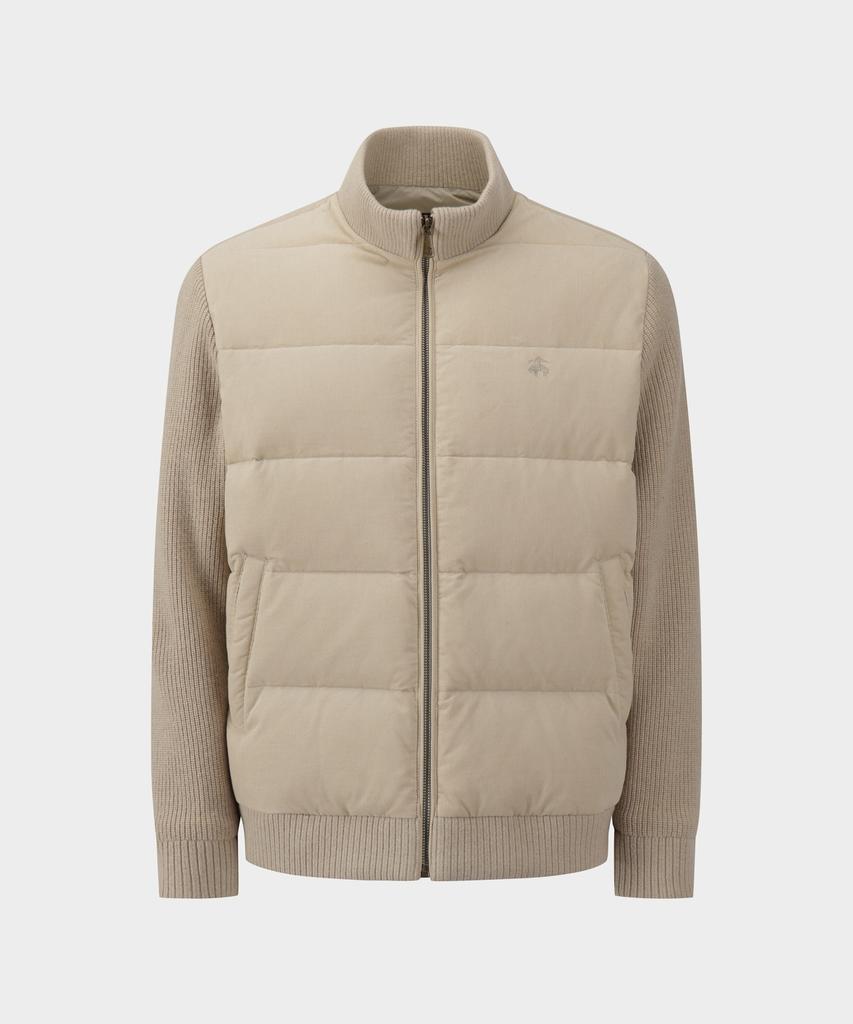 Brooks Brothers Hybrid Knit Jumper (Ivory) (Bbopmbf403)