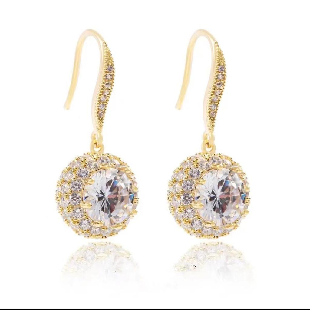 Trendy Zircon Earrings for Women: 2023 Versatile Korean Style