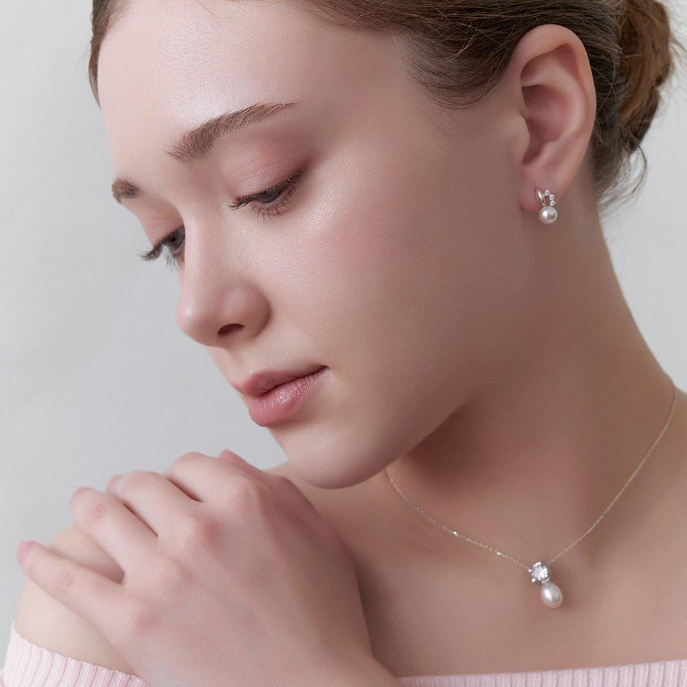 Silver925 Romantic Pearl Earrings