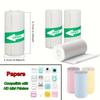 Бумага для мини-принтера, термоэтикетка, цветная наклейка, самоклеящаяся, бесчернильный принтер для беспроводного фото, 57 мм