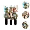 Butterfly Fairies Garden Stake 2D Acrylic Sign Micro Landscape Yard Art Decor Planter Decoration for