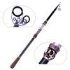 Удочка Спиннинговая удочка Телескопическая спиннинговая удочка Портативная удочка Углеродные рыболовные снасти